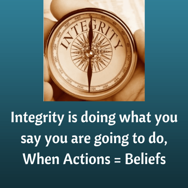 Integrity, easier said than done